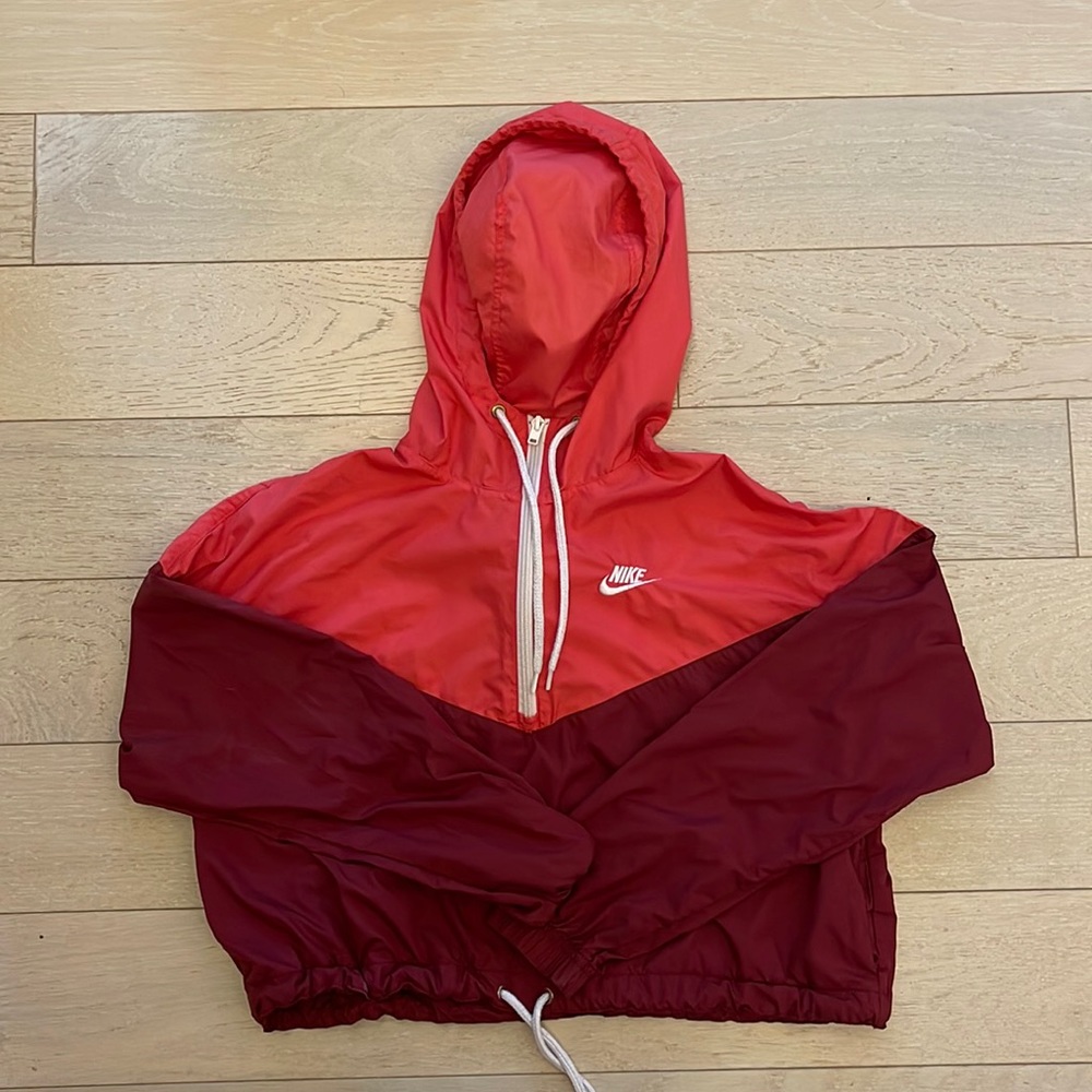 Nike zip up pink size S